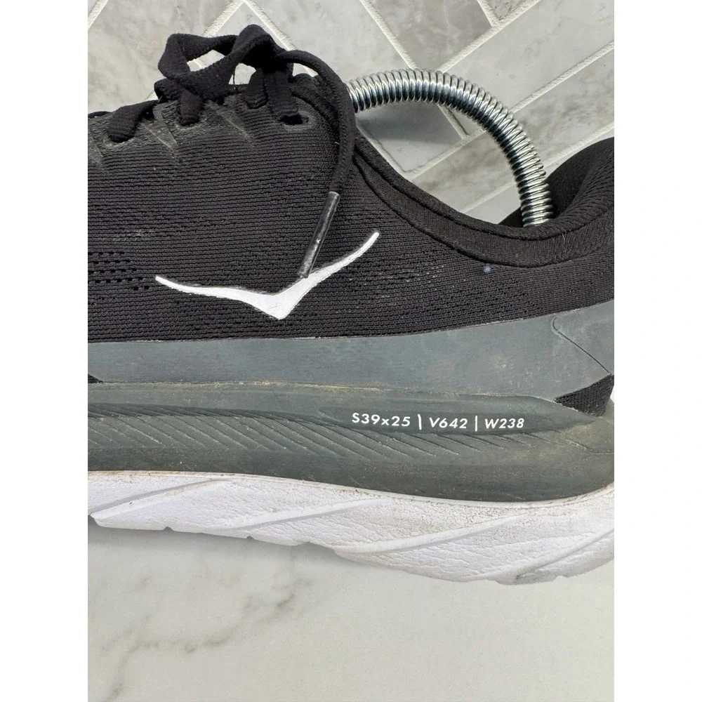 Hoka One One Mach 4 Running Shoes Mens 9.5 D 9.5D Black Profly Athletic Sneakers